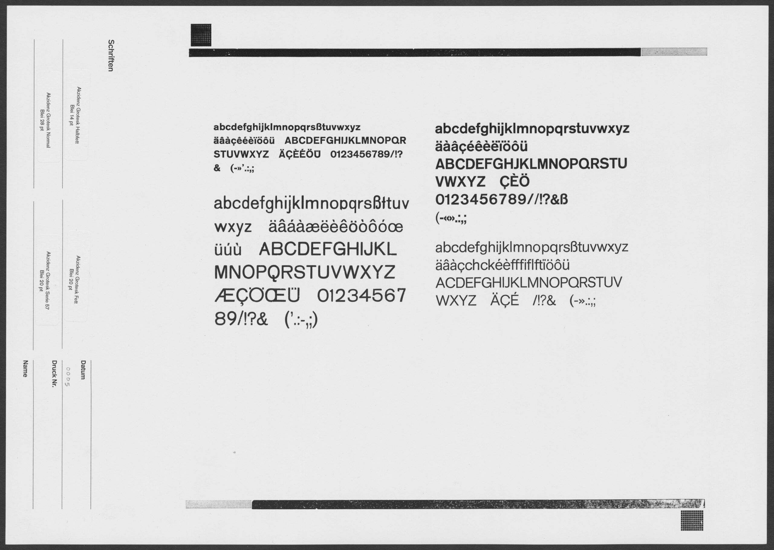 Ag57 Schriftmuster 2